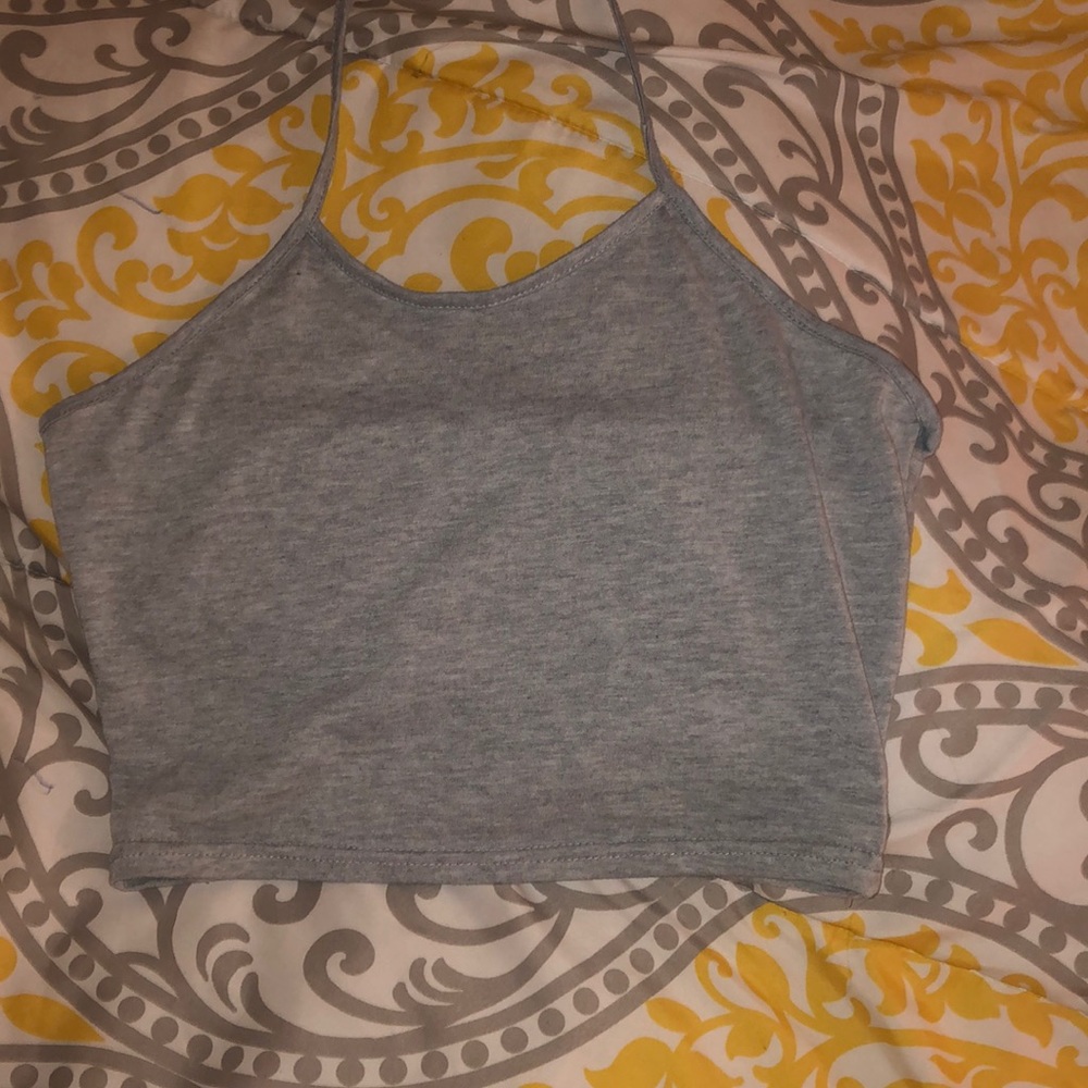 Grey crop top (free with any purchase)